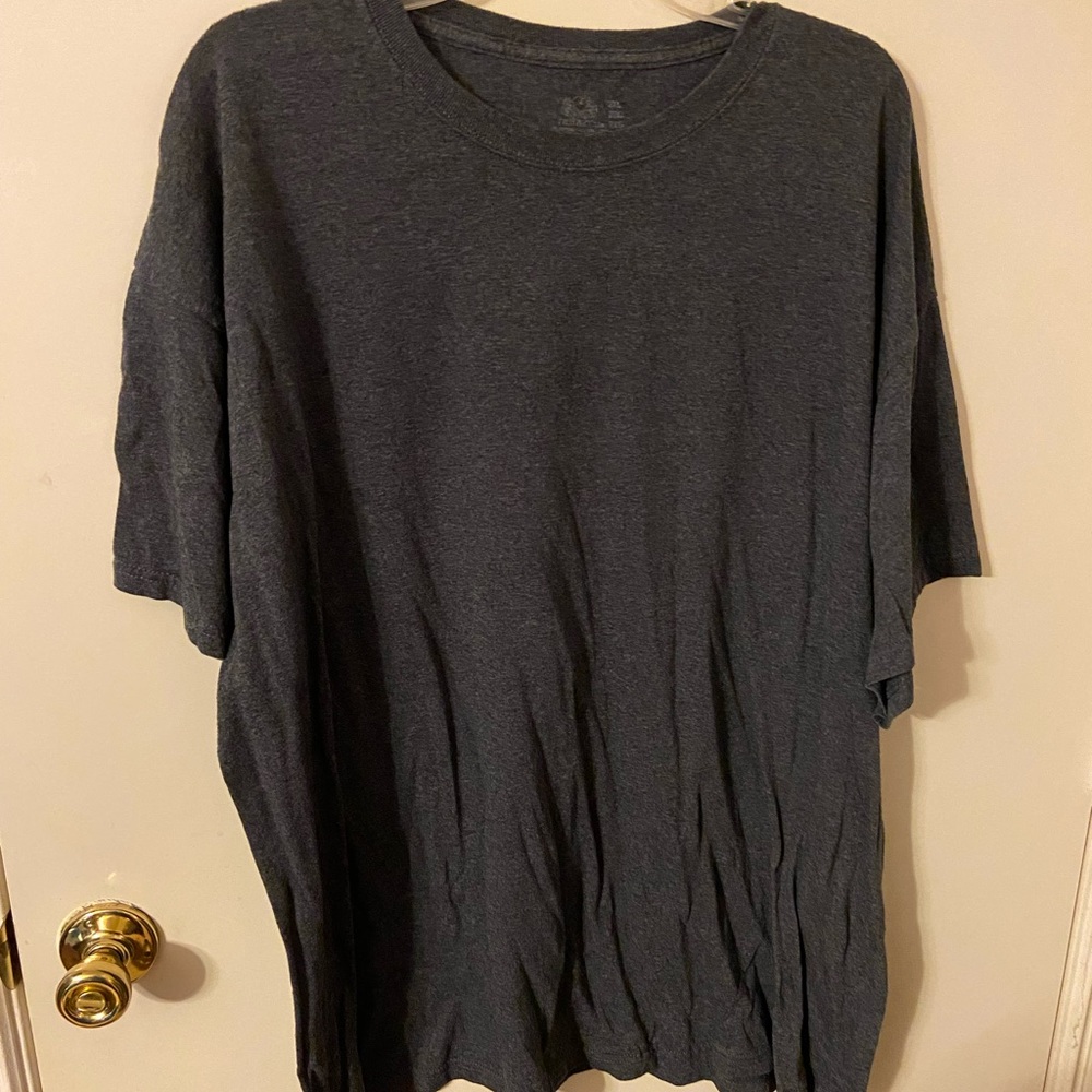 Fruit of the Loom men’s gray T shirt 2XL